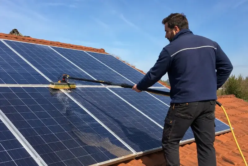 Nettoyage et entretien de panneaux solaires à Saint-André-le-Gaz